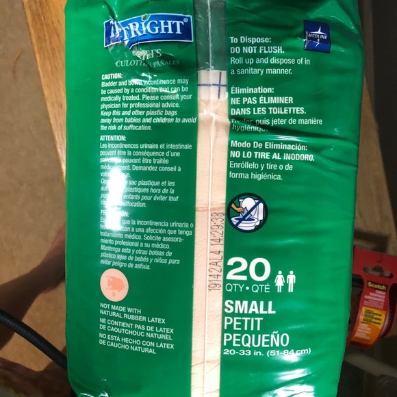 FitRighr Extra Briefs Small (20) - Picture 4 of 4